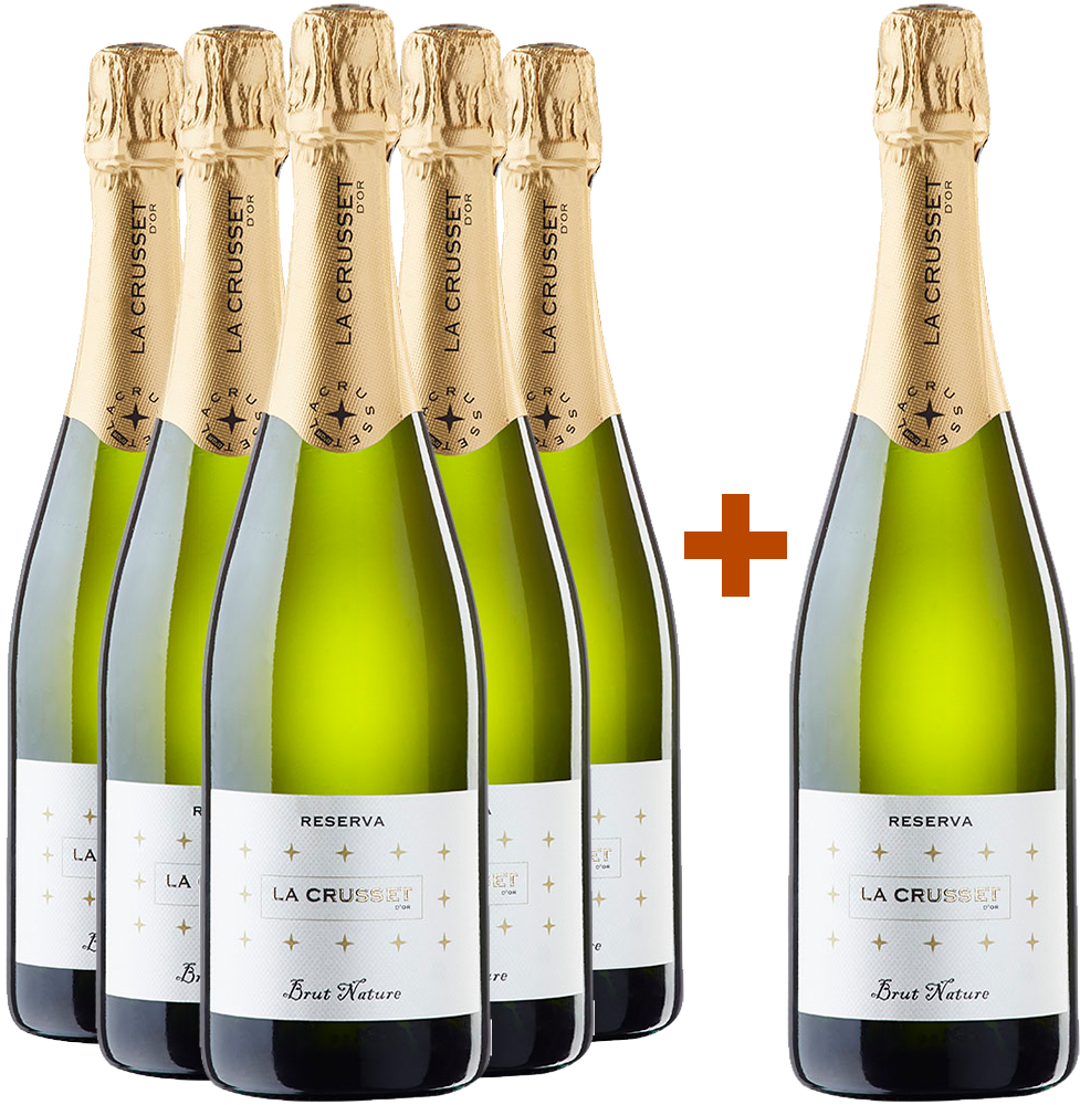 Pack descuento La Crusset Reserva Brut Nature DO Cava Guarda Superior Pack descuento La Crusset Reserva Brut Nature DO Cava Guarda Superior