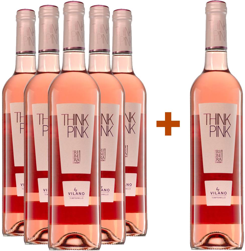 Pack descuento 5+1 Think Pink Ribera del Duero DO Pack descuento 5+1 Think Pink Ribera del Duero DO