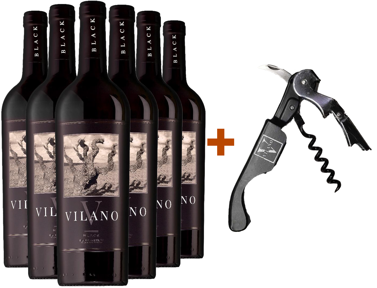 7057022000P Pack Descuento Black Ribera del Duero DO + Sacacorchos