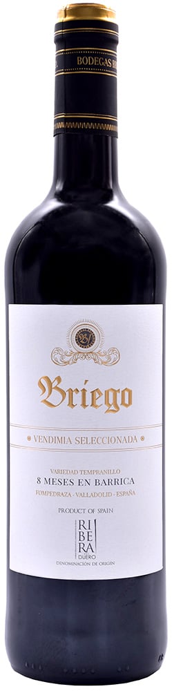 2022 Briego Vendimia Seleccionada Roble Ribera del Duero DOP 2022 Briego Vendimia Seleccionada Roble Ribera del Duero DOP