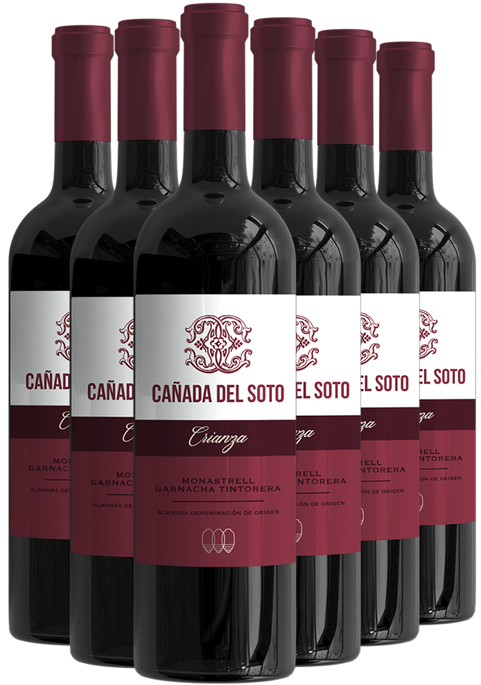Pack Descuento Cañada del Soto Crianza Almansa DO