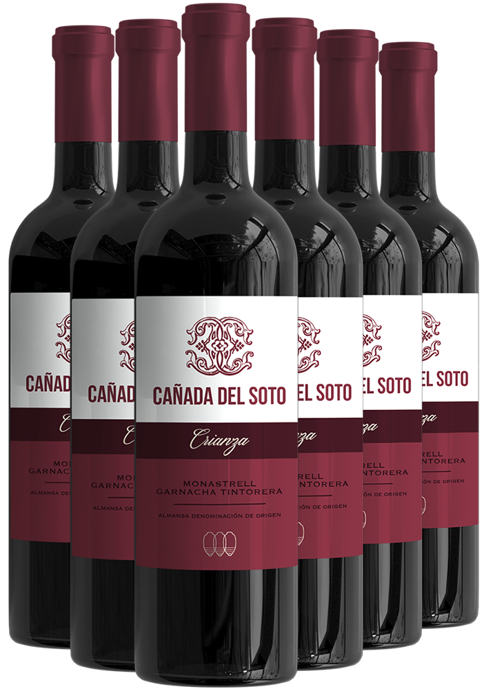 Pack Descuento Cañada del Soto Crianza Almansa DO Pack Descuento Cañada del Soto Crianza Almansa DO