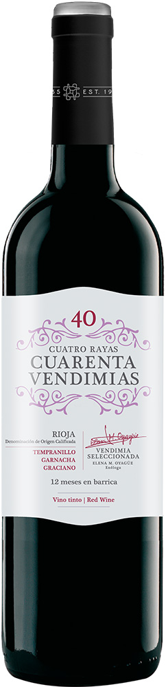 2022 Cuatro Rayas 40 Vendimias Rioja DOCa
