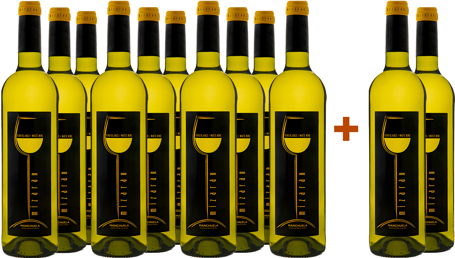 Pack descuento 10+2 Mizaran Blanco Manchuela DO BIO Pack descuento 10+2 Mizaran Blanco Manchuela DO BIO