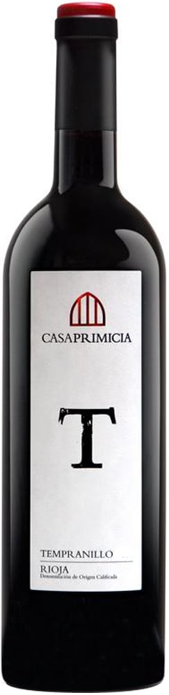 2018 Casa Primicia "T" Tempranillo Rioja DOCa 2018 Casa Primicia "T" Tempranillo Rioja DOCa
