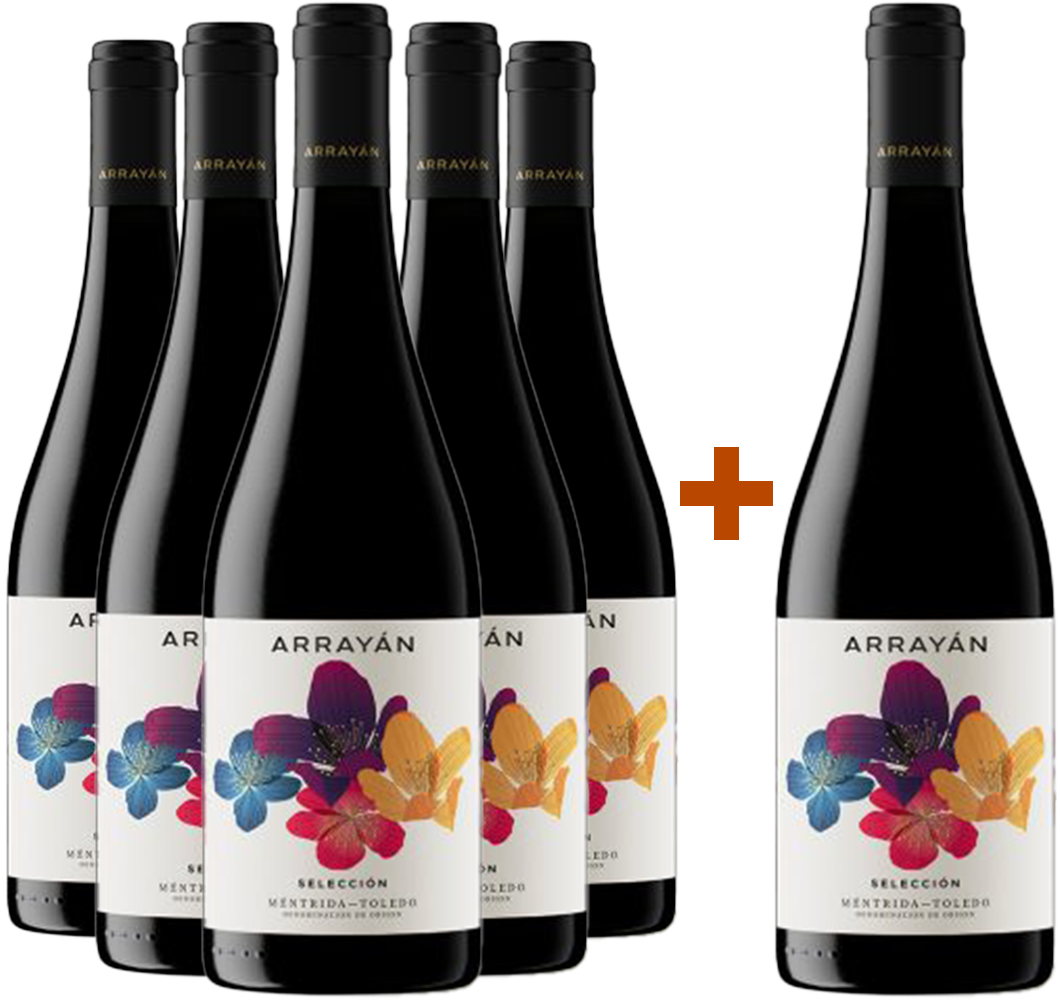 Pack Descuento 5+1 Arrayán Selección Tinto BIO Pack Descuento 5+1 Arrayán Selección Tinto BIO