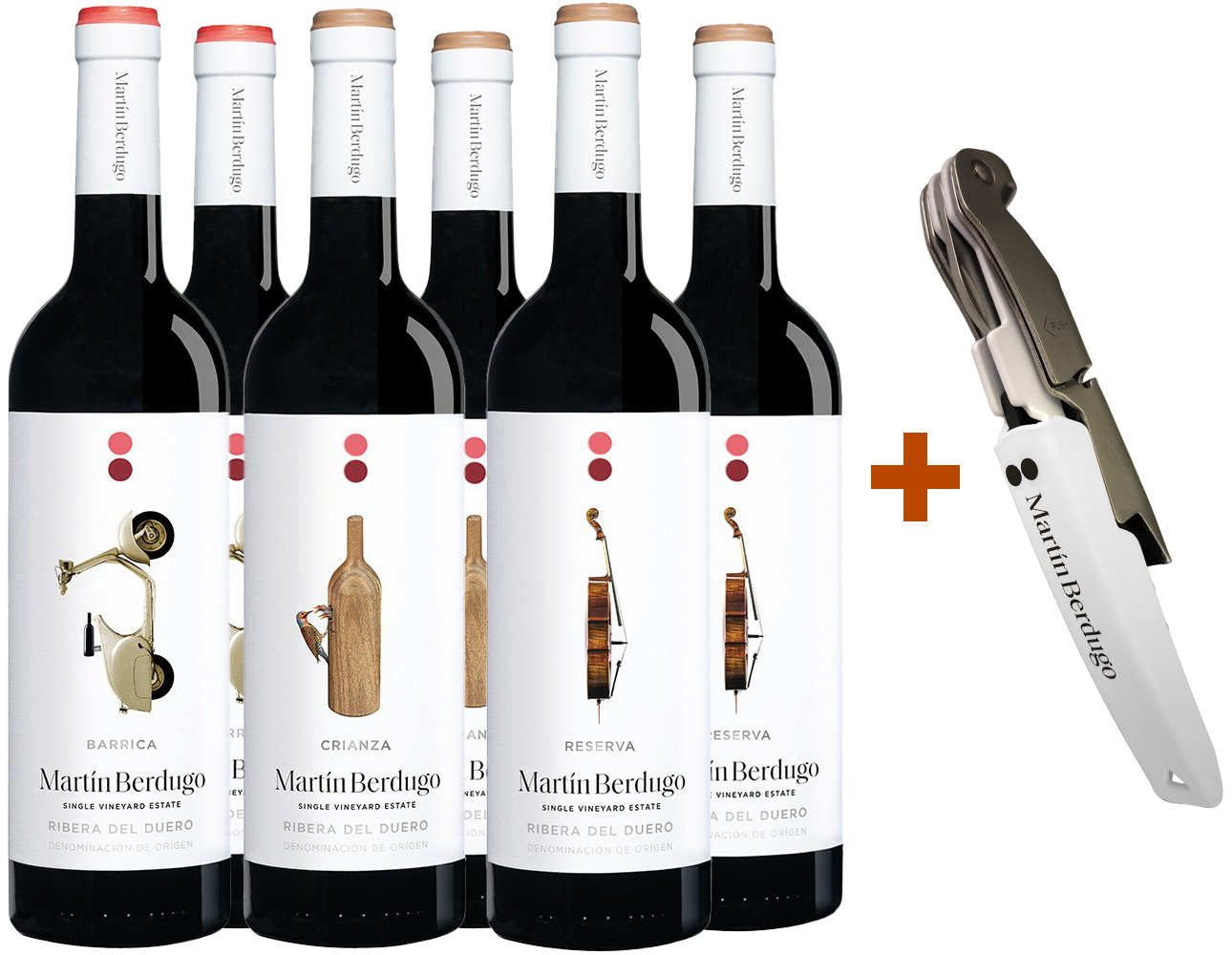 Pack Degustación Martín Berdugo Ribera del Duero DO (+ sacacorchos de regalo) Pack Degustación Martín Berdugo Ribera del Duero DO (+ sacacorchos de regalo)