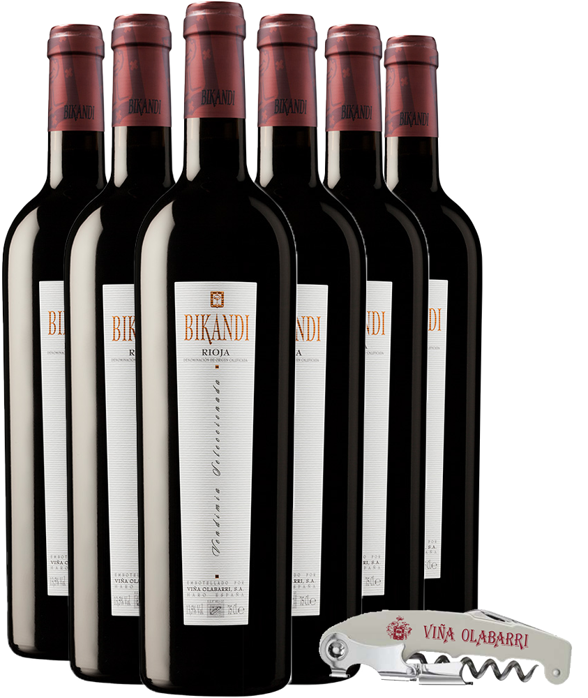 Pack descuento Bikandi Reserva Vendimia Seleccionada Rioja DOCa (+ sacacorchos de regalo) Pack descuento Bikandi Reserva Vendimia Seleccionada Rioja DOCa (+ sacacorchos de regalo)