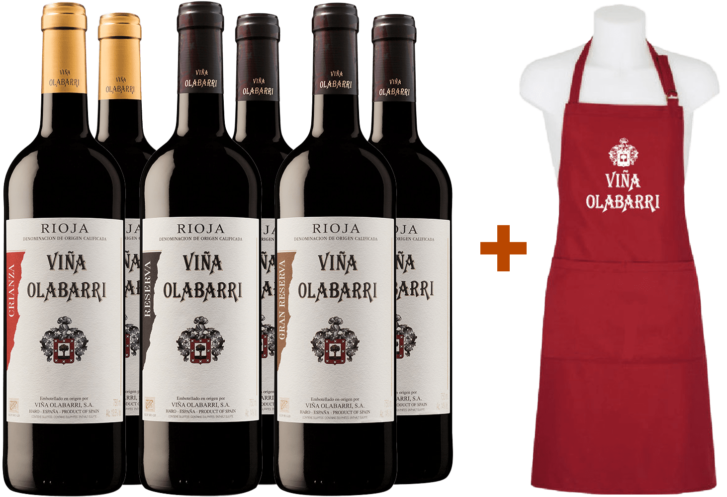 Pack Especial Bodegas Olabarri (+ delantal de regalo)