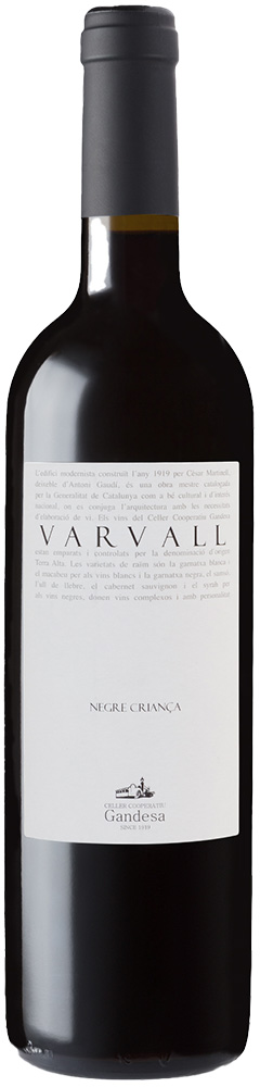 2018 Varvall Tinto Terrra Alta DO BIO