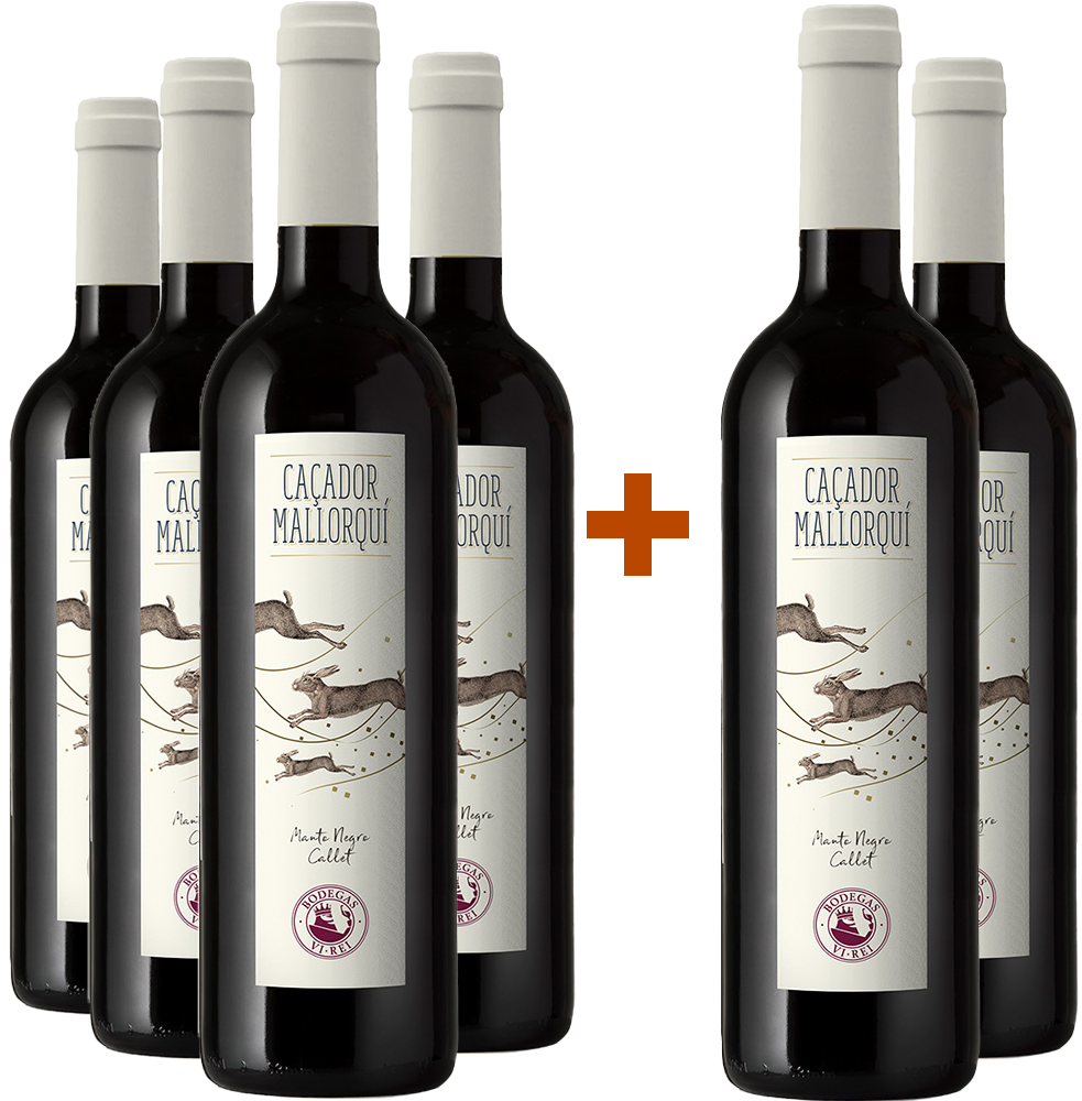 Pack Descuento 4+2 Vi Rei Caçador Mallorquí Mallorca VT