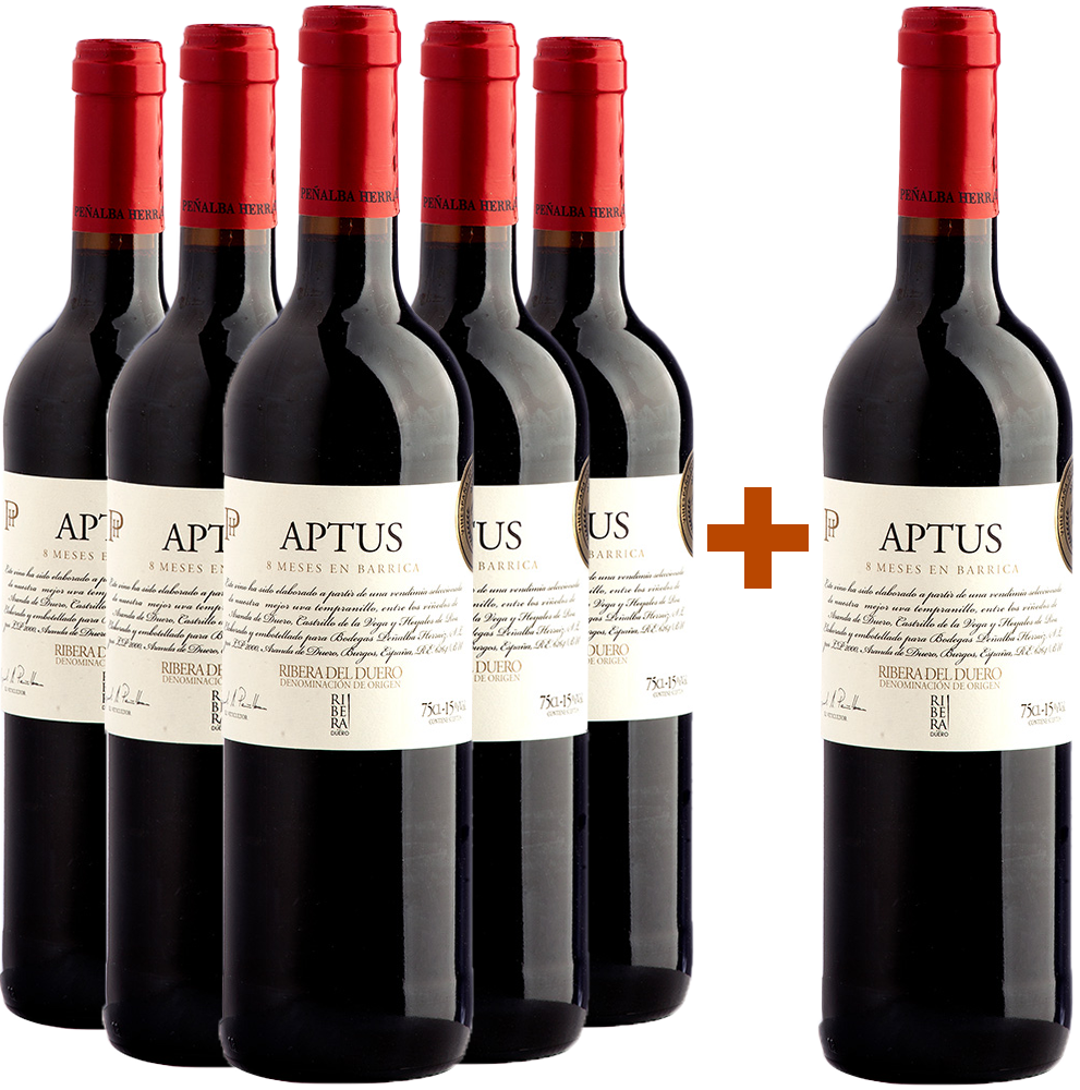 Pack descuento 5+1 Aptus Ribera del Duero DO