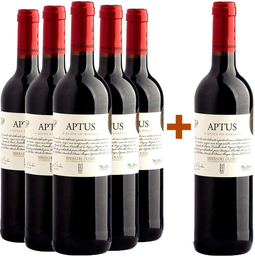 Pack descuento 5+1 Aptus Ribera del Duero DO Pack descuento 5+1 Aptus Ribera del Duero DO
