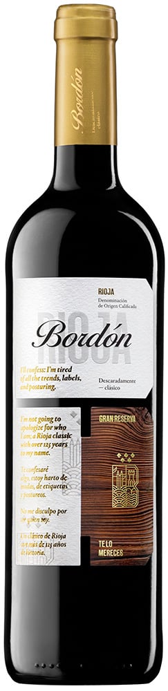 2014 Bordón Gran Reserva Rioja DOCa 2014 Bordón Gran Reserva Rioja DOCa