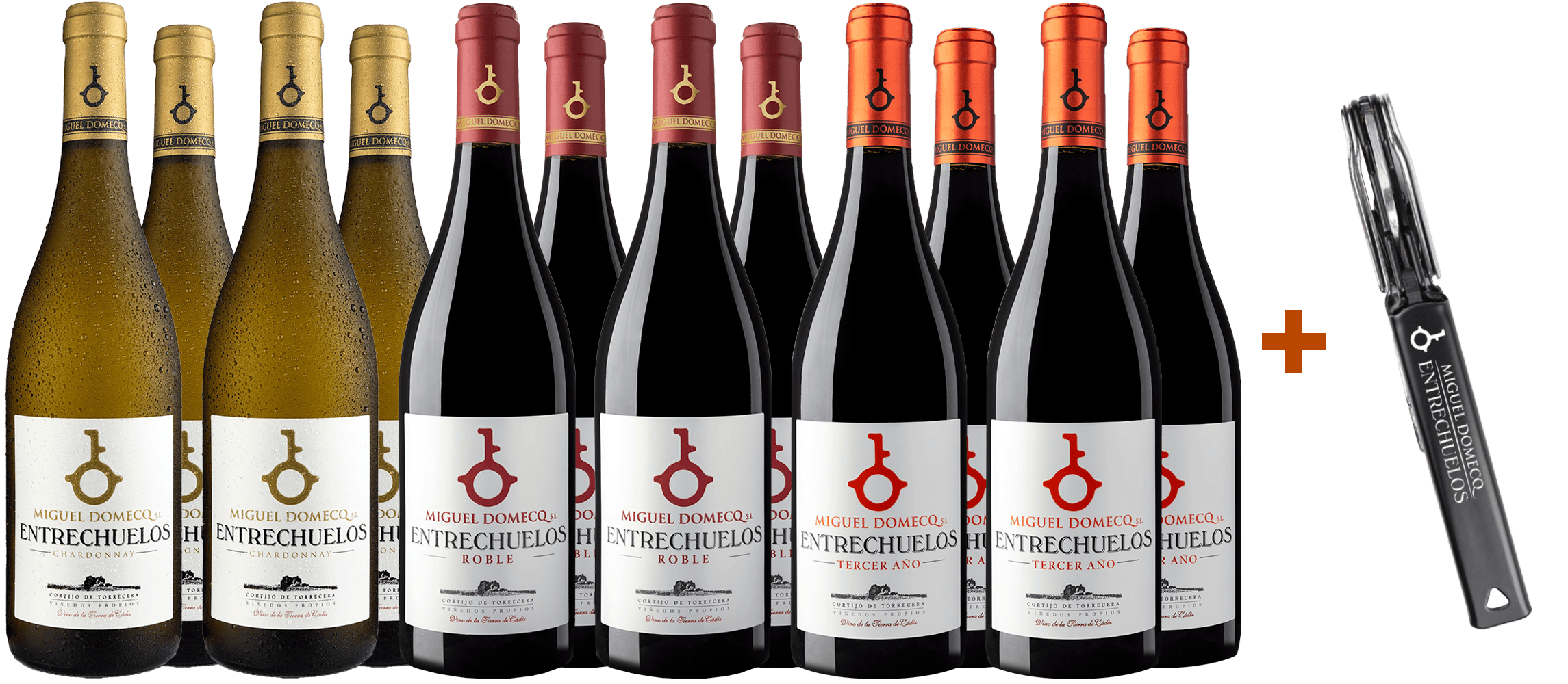 Pack descubimiento Entrechuelos Cádiz VT (+ regalo sacacorchos)