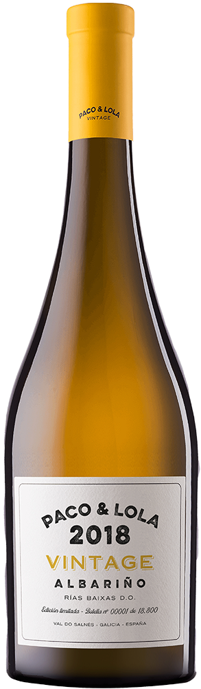 2018 Paco & Lola Vintage DO Rias Baixas 2018 Paco & Lola Vintage DO Rias Baixas