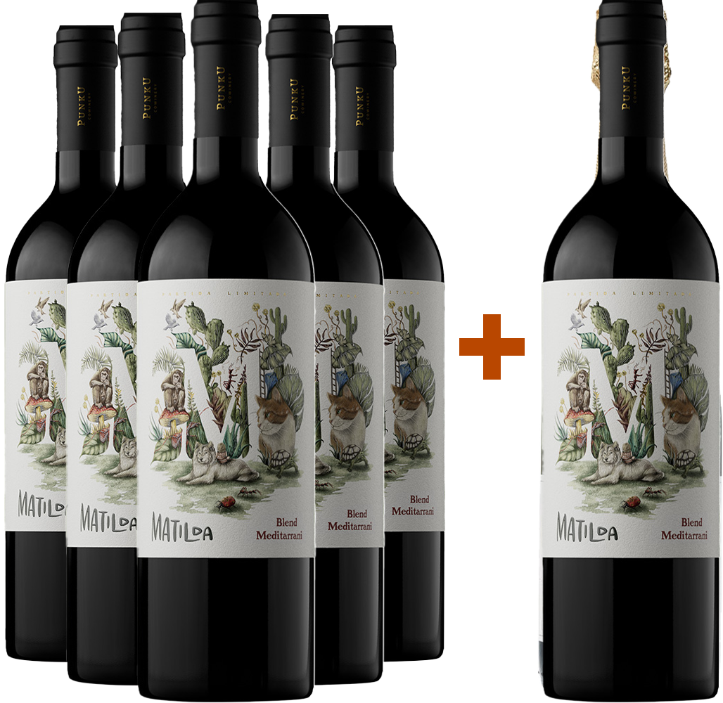 Pack descuento 5+1 Matilda Tinto Emporda DO