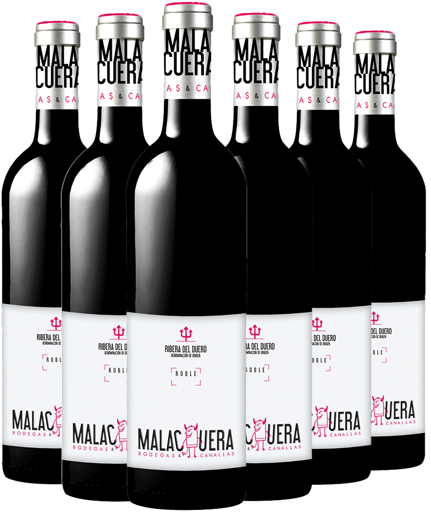 Pack descuento 5+1 Bodegas Malacuera Roble Ribera del Duero DO Pack descuento 5+1 Bodegas Malacuera Roble Ribera del Duero DO