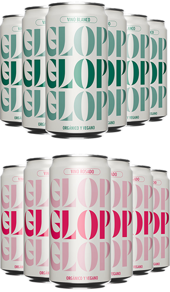 Pack Degustación 6 Glop Vino Blanco + 6 Glop Vino Rosado BIO Pack Degustación 6 Glop Vino Blanco + 6 Glop Vino Rosado BIO
