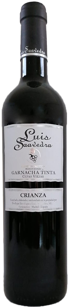 2019 Luis Saavedra Crianza Ecológico Madrid DO BIO