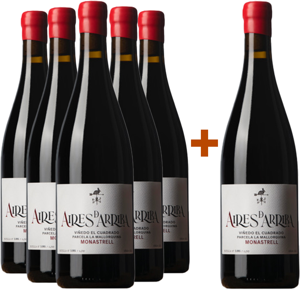 Pack descuento 5+1 Aires de Arriba Monastrell Jumilla DO Pack descuento 5+1 Aires de Arriba Monastrell Jumilla DO
