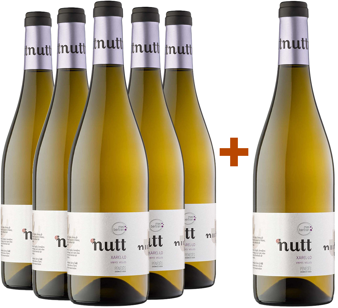 Pack descuento 5+1 Nutt Xarel.lo Penedés DO BIO