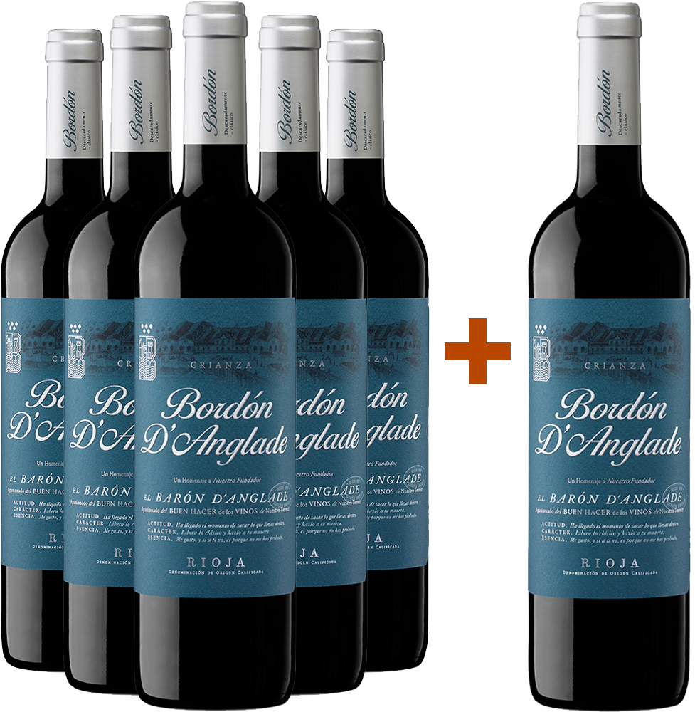 Pack descuento 5+1 Bordón D'Anglade Premium Rioja DOCa Pack descuento 5+1 Bordón D'Anglade Premium Rioja DOCa
