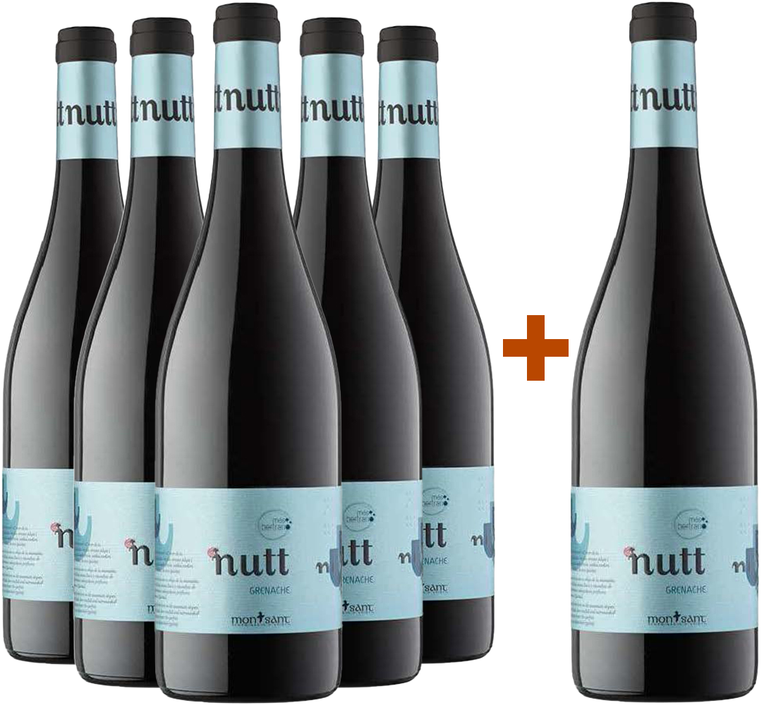 Pack descuento 5+1 Nutt Grenache Montsant DO BIO Pack descuento 5+1 Nutt Grenache Montsant DO BIO