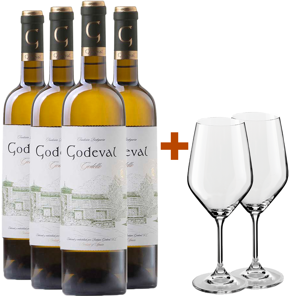 Pack de bodegas Godeval con 2 copas de regalo Pack de bodegas Godeval con 2 copas de regalo