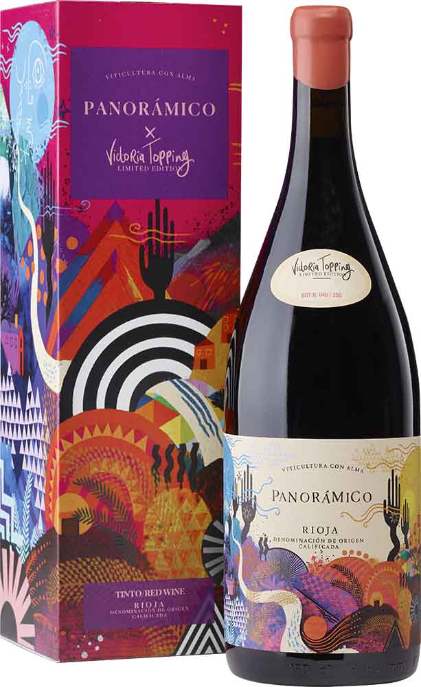 2016 Panorámico Tinto Edición Especial Limitada x Victoria Topping Rioja DOCa 1,5 L 2016 Panorámico Tinto Edición Especial Limitada x Victoria Topping Rioja DOCa 1,5 L