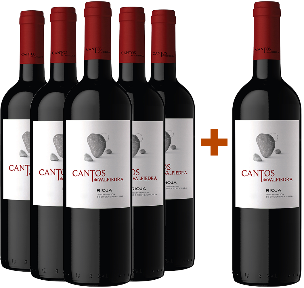 Pack descuento 5+1 Cantos de Valpiedra Rioja DOCa Pack descuento 5+1 Cantos de Valpiedra Rioja DOCa