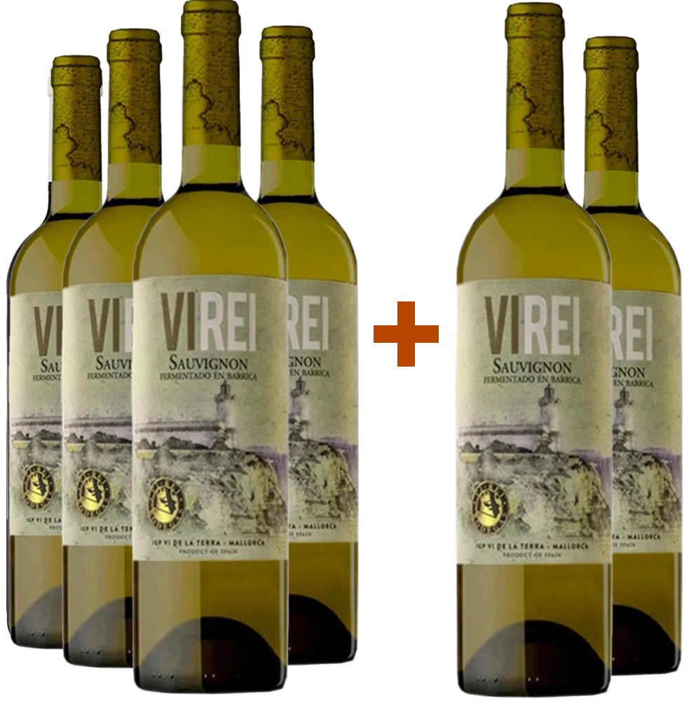Pack Descuento 4+2 Vi Rei Sauvignon Blanc Roble Mallorca VT Pack Descuento 4+2 Vi Rei Sauvignon Blanc Roble Mallorca VT